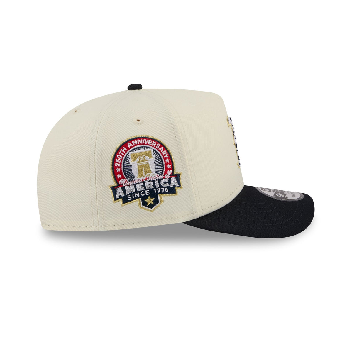Boston Red Sox Chrome White Stars and Stripes 9FIFTY A-Frame Snapback Hat