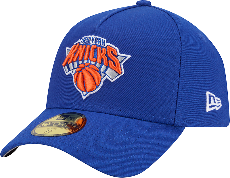 New York Knicks Team Side 59FORTY A-Frame Fitted Hat