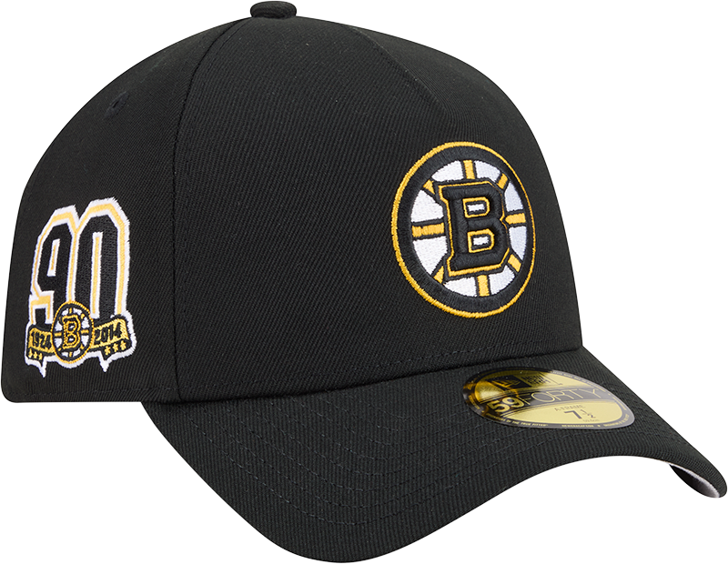 Boston Bruins Team Side 59FORTY A-Frame Fitted Hat