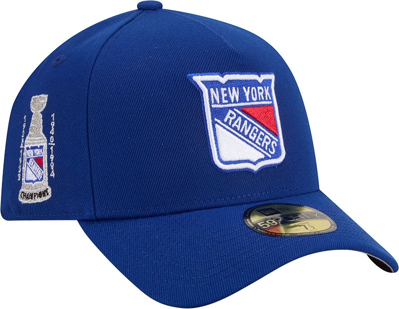 New York Rangers Team Side 59FORTY A-Frame Fitted Hat