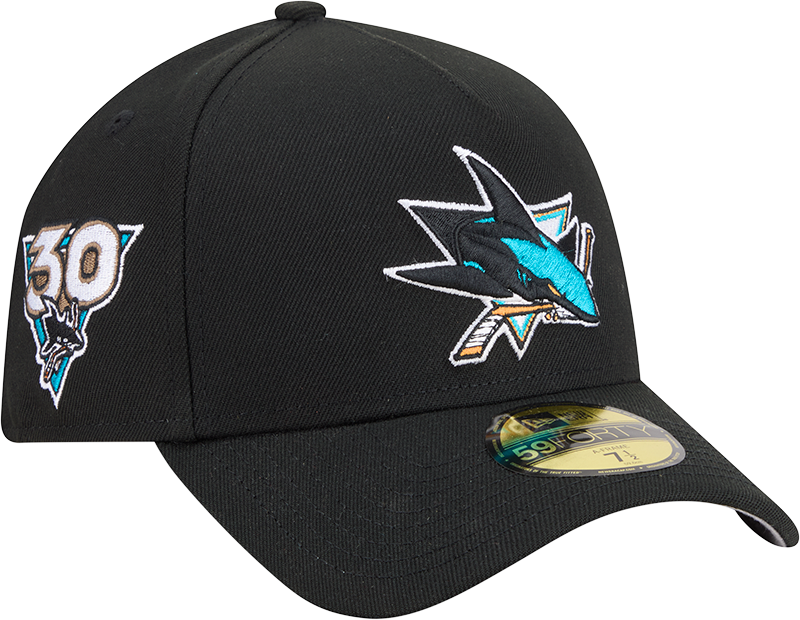 San Jose Sharks Team Side 59FORTY A-Frame Fitted Hat