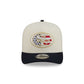 San Francisco 49ers Chrome White Stars and Stripes 9FIFTY A-Frame Snapback Hat