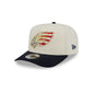 Philadelphia Eagles Chrome White Stars and Stripes 9FIFTY A-Frame Snapback Hat