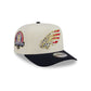 Philadelphia Eagles Chrome White Stars and Stripes 9FIFTY A-Frame Snapback Hat