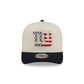 New York Giants Chrome White Stars and Stripes 9FIFTY A-Frame Snapback Hat
