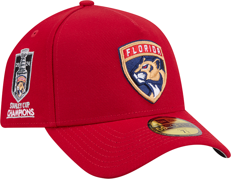 Florida Panthers Team Side 59FORTY A-Frame Fitted Hat