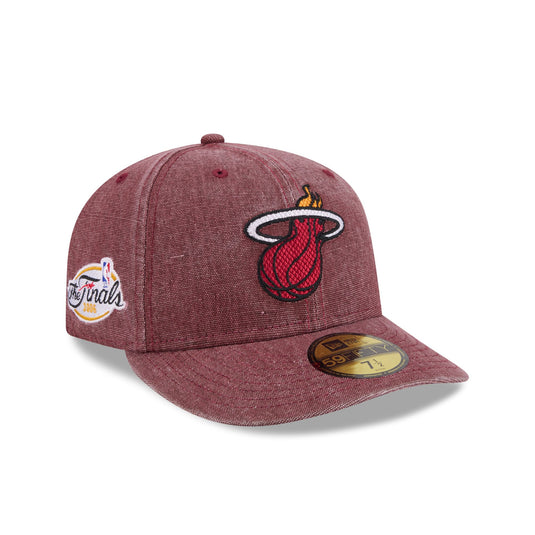 Miami Heat Hardwood Classics Diamond Stitch 59FIFTY Fitted Hat - New Era Cap