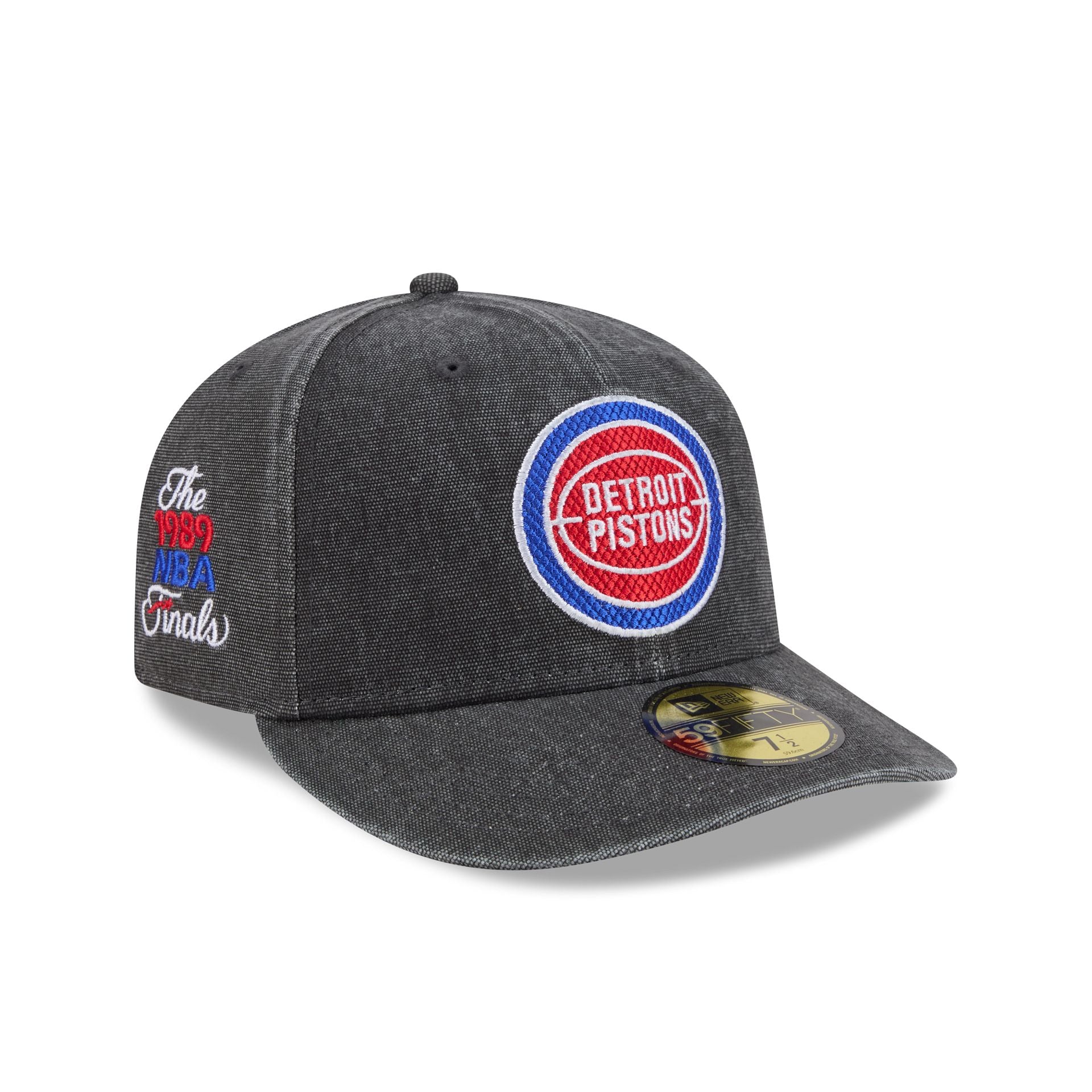 Detroit Pistons Hardwood Classics Diamond Stitch Black 59FIFTY Fitted Hat