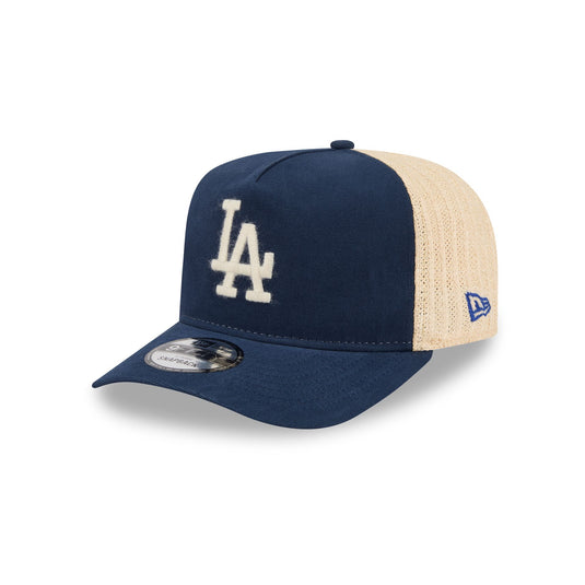 Los Angeles Dodgers Grained 9FIFTY A-Frame Snapback Hat - New Era Cap