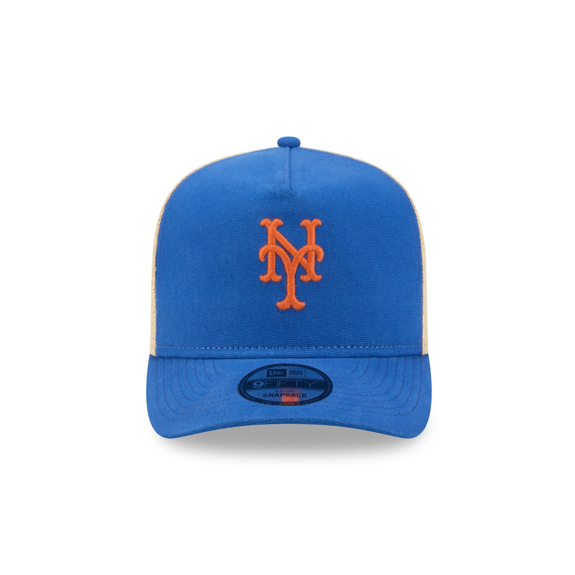 New York Mets Grained 9FIFTY A-Frame Snapback Hat – New Era Cap