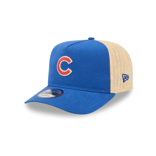 Chicago Cubs Grained 9FIFTY A-Frame Snapback Hat - New Era Cap