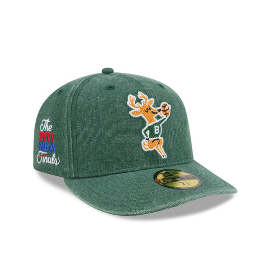 Milwaukee Bucks Hardwood Classics Diamond Stitch 59FIFTY Fitted Hat - New Era Cap