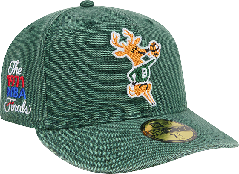 Milwaukee Bucks Hardwood Classics Diamond Stitch 59FIFTY Fitted Hat