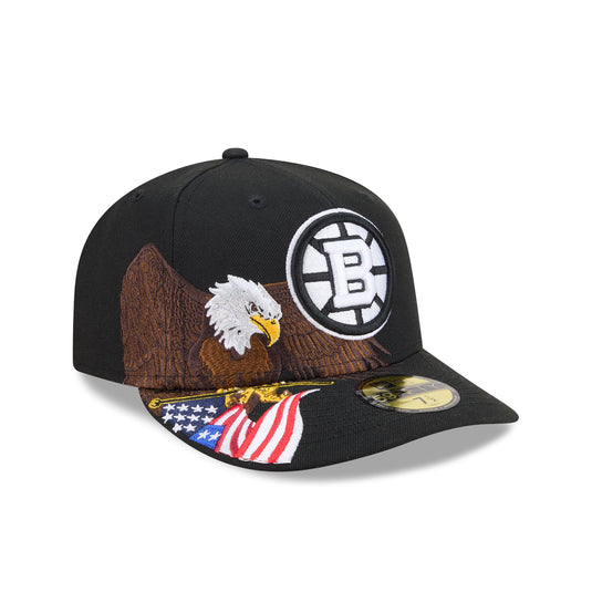 Boston Bruins Liberty Eagle 59FIFTY Fitted Hat - New Era Cap