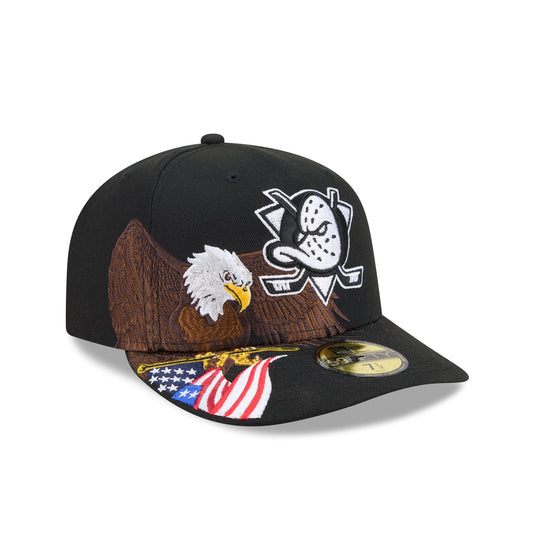 Anaheim Ducks Liberty Eagle 59FIFTY Fitted Hat - New Era Cap