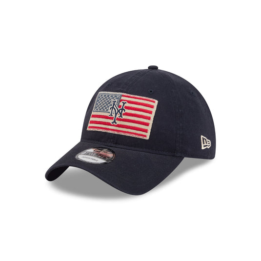 New York Mets Grand Flag 9TWENTY Adjustable Hat - New Era Cap