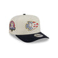Kansas City Chiefs Chrome White Stars and Stripes 9FIFTY A-Frame Snapback Hat