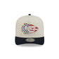 Kansas City Chiefs Chrome White Stars and Stripes 9FIFTY A-Frame Snapback Hat
