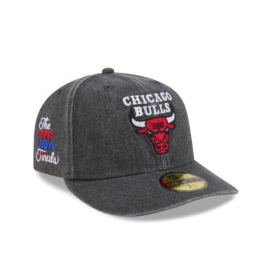 Chicago Bulls Hardwood Classics Diamond Stitch 59FIFTY Fitted Hat - New Era Cap