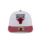 Chicago Bulls Hardwood Classics Diamond Stitch White 59FIFTY Fitted Hat