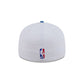 New York Knicks Hardwood Classics Diamond Stitch White 59FIFTY Fitted Hat