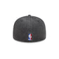 Los Angeles Lakers Hardwood Classics Diamond Stitch Black 59FIFTY Fitted Hat