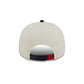 Brooklyn Nets Chrome White Stars and Stripes 9FIFTY A-Frame Snapback Hat