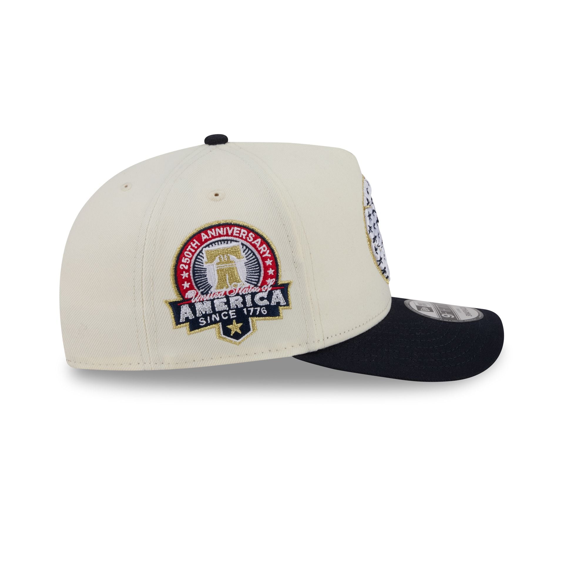 Brooklyn Nets Chrome White Stars and Stripes 9FIFTY A-Frame