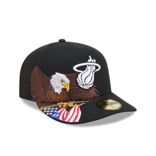 Miami Heat Liberty Eagle 59FIFTY Fitted Hat - New Era Cap