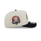 Los Angeles Lakers Chrome White Stars and Stripes 9FIFTY A-Frame Snapback Hat
