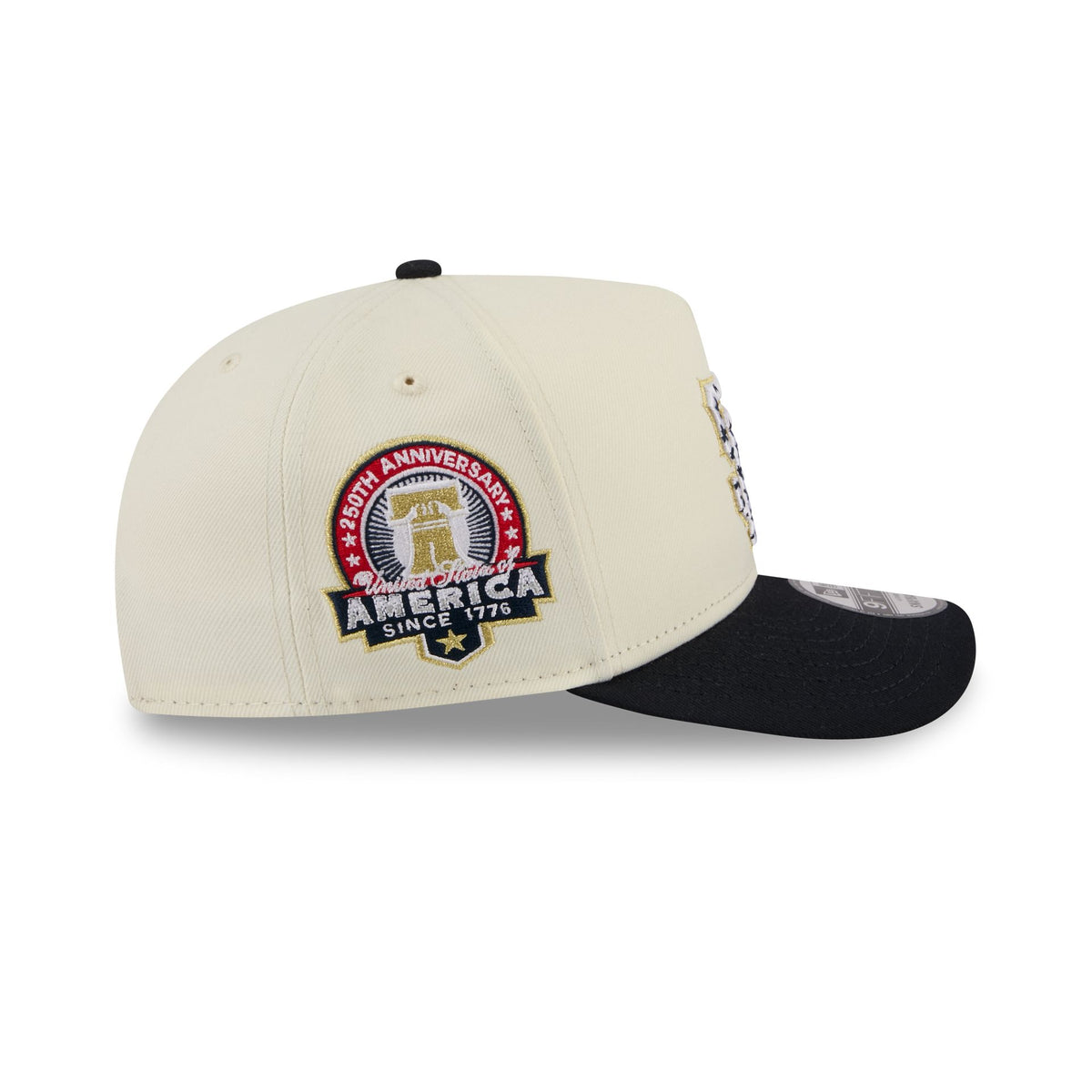 San Francisco Giants Chrome White Stars and Stripes 9FIFTY A-Frame Snapback Hat