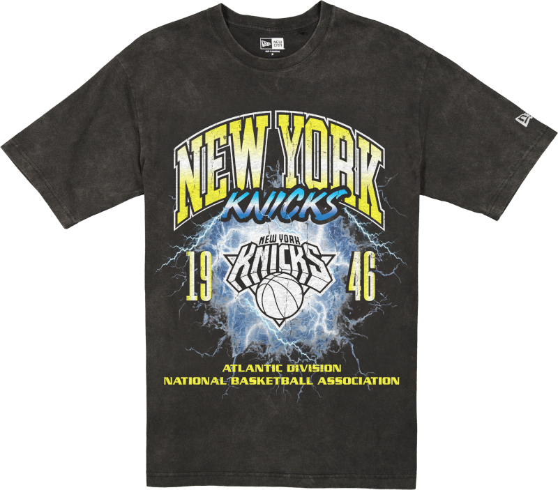 New York Knicks Lifestyle Graphics Storm Black T-Shirt
