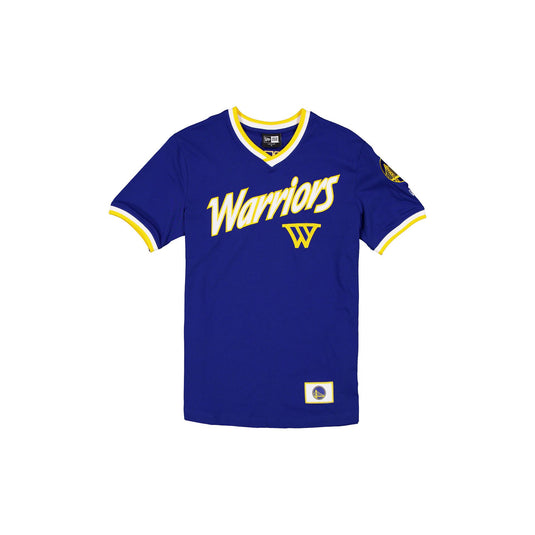Golden State Warriors Sport Classics V-Neck T-Shirt - New Era Cap
