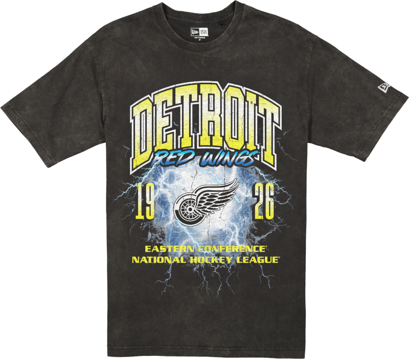 Detroit Red Wings Lifestyle Graphics Storm Black T-Shirt
