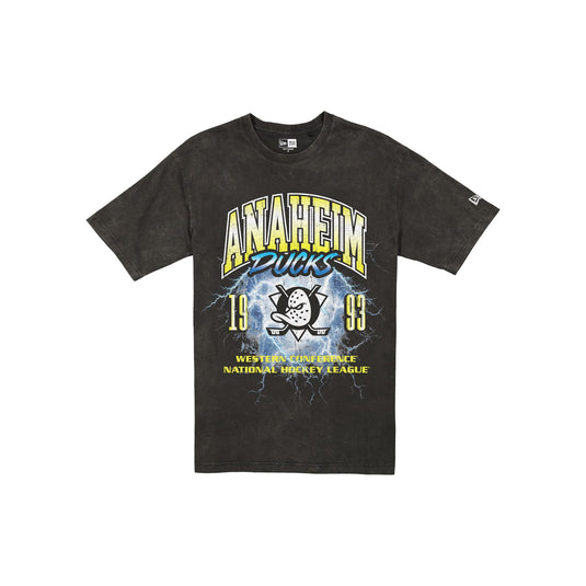 Anaheim Ducks Lifestyle Graphics Storm Black T-Shirt - New Era Cap