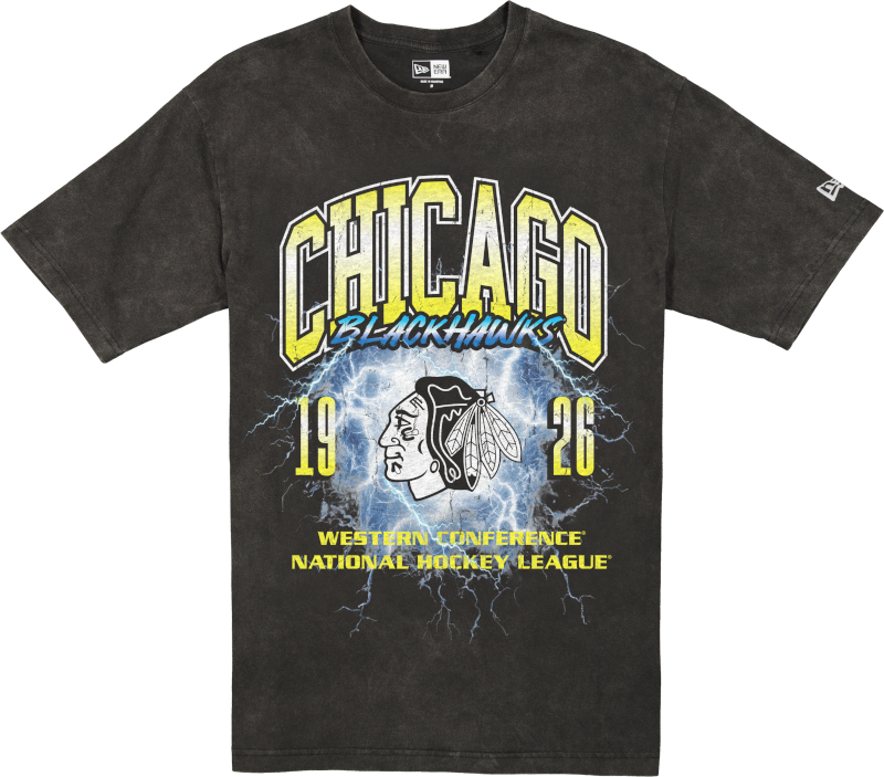 Chicago Blackhawks Lifestyle Graphics Storm Black T-Shirt