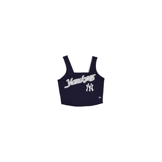New York Yankees Sport Classics Reversible Women's Cropped Tank Top - New Era Cap