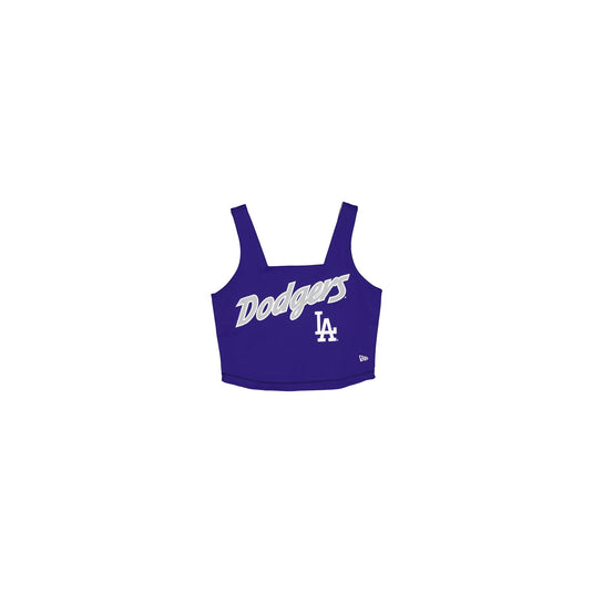 Los Angeles Dodgers Sport Classics Reversible Women's Cropped Tank Top - New Era Cap