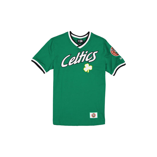 Boston Celtics Sport Classics V-Neck T-Shirt - New Era Cap