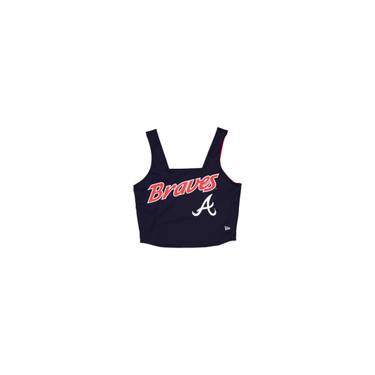 Atlanta Braves Sport Classics Reversible Women's Cropped Tank Top - New Era Cap