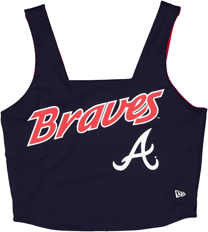 Atlanta Braves Sport Classics Reversible Women's Cropped Tank Top