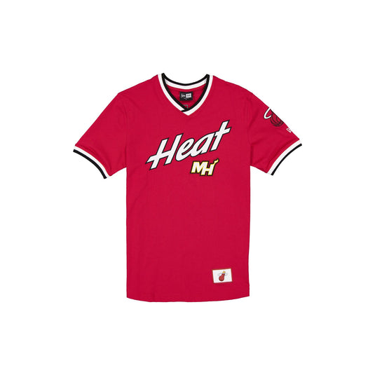 Miami Heat Sport Classics V-Neck T-Shirt - New Era Cap