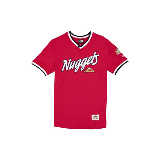 Denver Nuggets Sport Classics V-Neck T-Shirt - New Era Cap