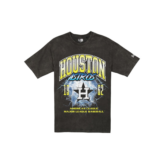 Houston Astros Lifestyle Graphics Storm Black T-Shirt - New Era Cap