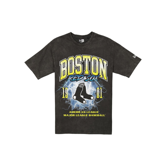 Boston Red Sox Lifestyle Graphics Storm Black T-Shirt - New Era Cap