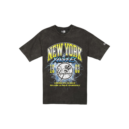 New York Yankees Lifestyle Graphics Storm Black T-Shirt - New Era Cap