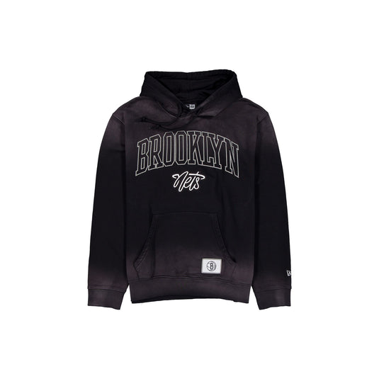Brooklyn Nets Sport Classics Wordmark Washed Hoodie - New Era Cap
