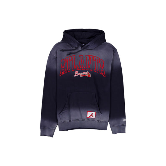 Atlanta Braves Sport Classics Wordmark Washed Hoodie - New Era Cap