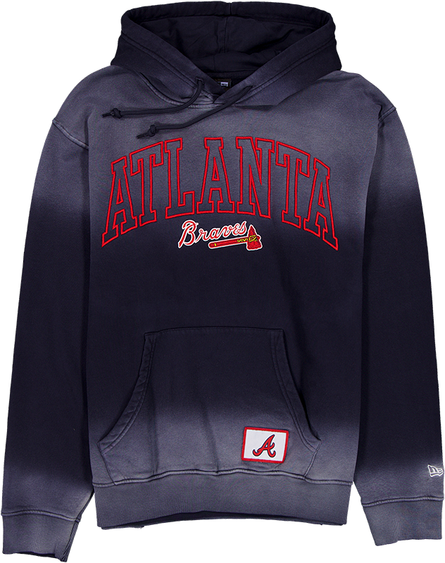 Atlanta Braves Sport Classics Wordmark Washed Hoodie