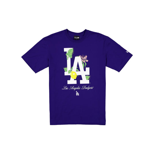 Los Angeles Dodgers Lifestyle Graphics Floral Embroidery T-Shirt - New Era Cap